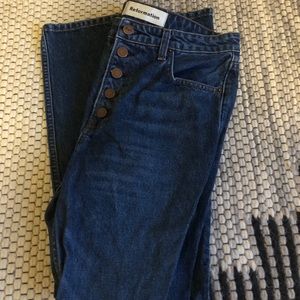 Winona Mid Slim Jean With Button Fly